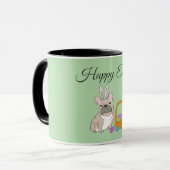 Frohe Ostern, Hund Tasse (Vorderseite Links)