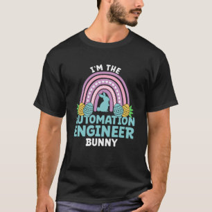 Frohe Ostern Ich bin der Automation Engineer Hase T-Shirt