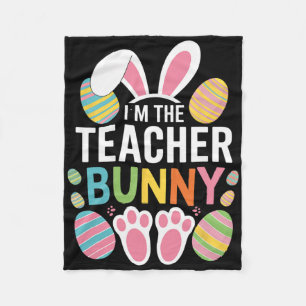 Frohe Ostern Ich bin der Lehrer Hasenohren Leben Fleecedecke