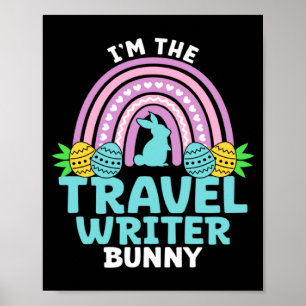 Frohe Ostern ich bin der reisende Schriftsteller H Poster