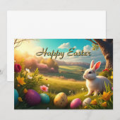 Frohe Ostern in einer Frühlingslandschaft (Vorne/Hinten)