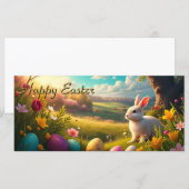 Frohe Ostern in einer Frühlingslandschaft (Vorne/Hinten)