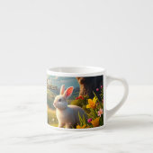 Frohe Ostern in einer Frühlingslandschaft Espressotasse (Rechts)