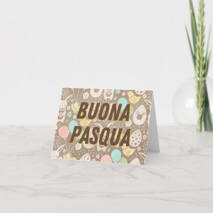 Frohe Ostern, italienisch Frohe Ostern  Karte