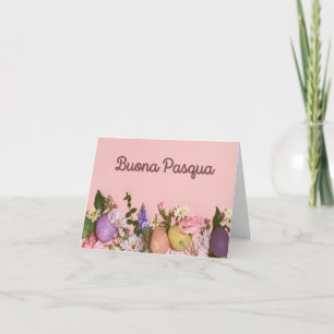 Frohe Ostern, italienisch Frohe Ostern  Karte