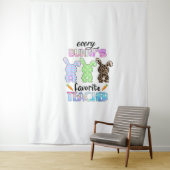 Frohe Ostern Jeder Bunny ist Lieblings-Lehrer Rabb Wandteppich (Beispiel)