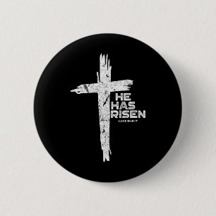 Frohe Ostern Jesus hat er die religiösen Christen Button