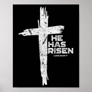 Frohe Ostern Jesus hat er die religiösen Christen Poster