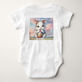 Frohe Ostern Junge Baby Strampler (Rückseite)