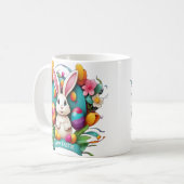 Frohe Ostern Kaffeetasse (Vorderseite Links)