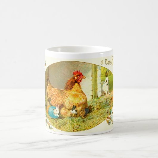 Frohe Ostern Kaffeetasse (Mittel)