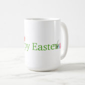 Frohe Ostern Kaffeetasse (VorderseiteRechts)