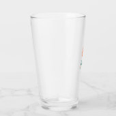 Frohe Ostern – Kaninchen & Ei Florales Design Glas (Rechts)