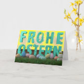 Frohe Ostern Karte (Gelbe Blume)