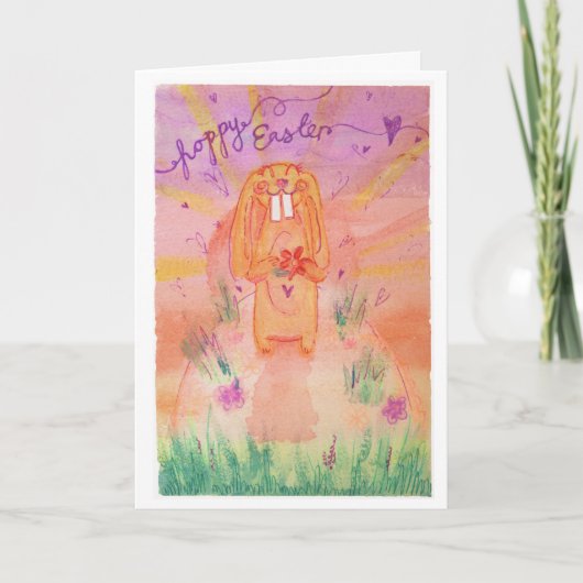 Frohe Ostern! Karte (Vorderseite)