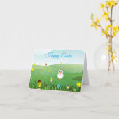 Frohe Ostern Karte (Gelbe Blume)
