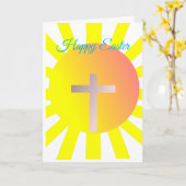 Frohe Ostern Karte (Gelbe Blume)