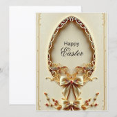 Frohe Ostern Karte (Vorne/Hinten)