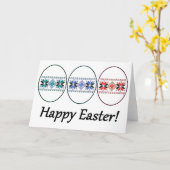 Frohe Ostern! Karte (Gelbe Blume)