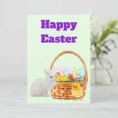 Frohe Ostern Karte (Stehend Vorderseite)