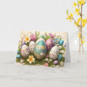 Frohe Ostern Karte (Gelbe Blume)