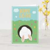 Frohe Ostern! Karte (Gelbe Blume)