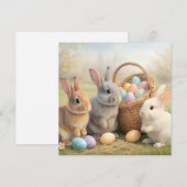 Frohe Ostern Karte (Vorne/Hinten)