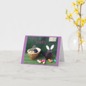 Frohe Ostern Karte (Gelbe Blume)