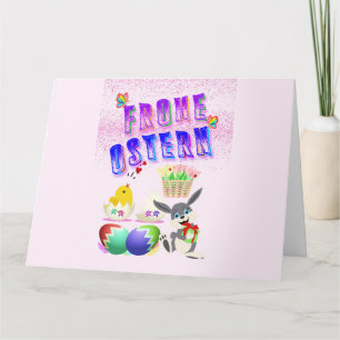 Frohe Ostern Karte