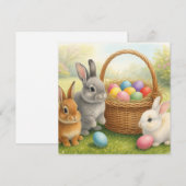 Frohe Ostern Karte (Vorne/Hinten)