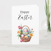 Frohe Ostern Karte (Vorderseite)