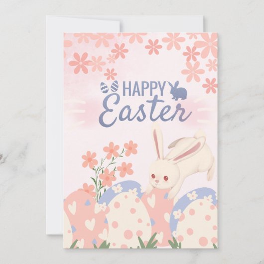 Frohe Ostern Karte (Vorderseite)