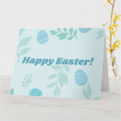 FROHE OSTERN KARTE (Gelbe Blume)