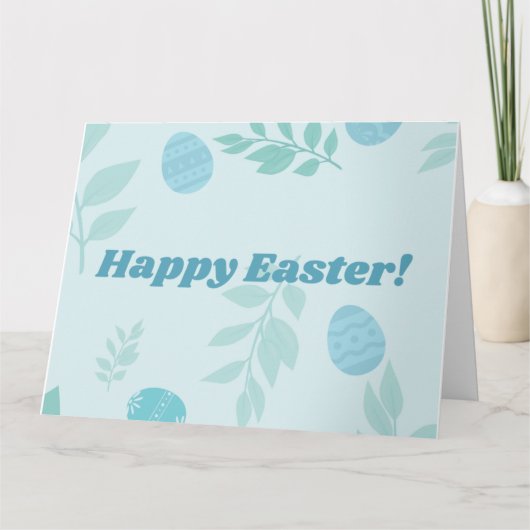FROHE OSTERN KARTE (Vorderseite)
