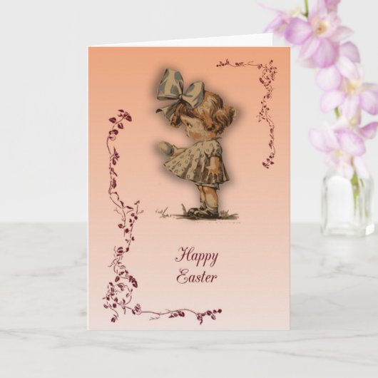 Frohe Ostern Karte (Orchidee)