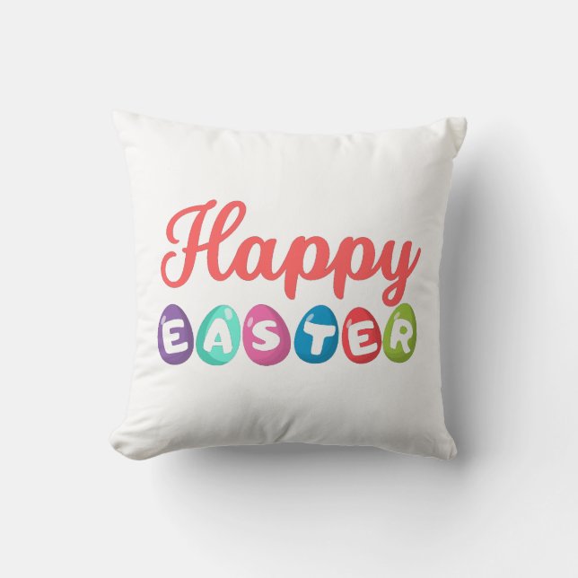 Frohe Ostern Kissen (Vorderseite)