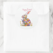 Frohe Ostern Klassischer Rundsticker Runder Aufkleber (Tasche)