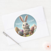 Frohe Ostern Klassischer Rundumaufkleber Runder Aufkleber (Umschlag)