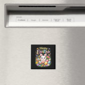 Frohe Ostern kleiner Hase Magnet (In Situ (Geschirrspüler))