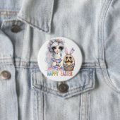 Frohe Ostern Knopf Button (Beispiel)