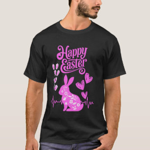 Frohe Ostern Krankenschwester mit Bunny-Osterhasen T-Shirt