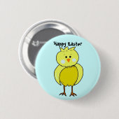 Frohe Ostern Küken Button (Vorne & Hinten)