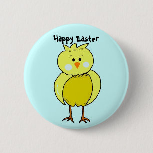 Frohe Ostern Küken Button