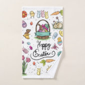 Frohe Ostern Kunst Badhandtuch Set (Handtuch)