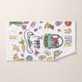 Frohe Ostern Kunst Badhandtuch Set (Handtuch)