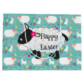 Frohe Ostern Lamm Große Geschenktüte (Rückseite)