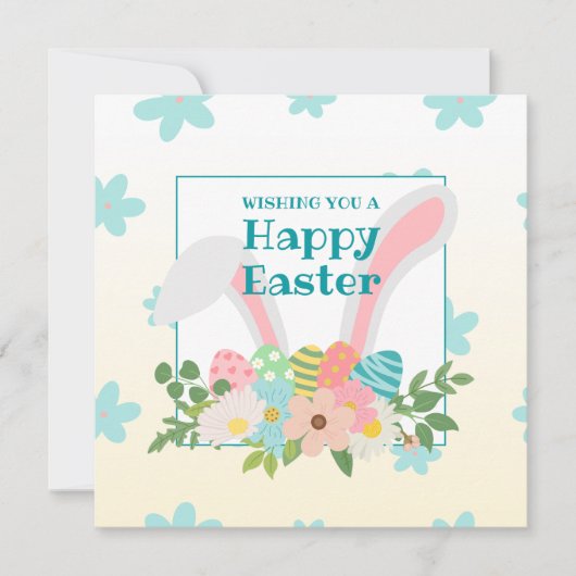 Frohe Ostern Lehrer Karte (Vorderseite)