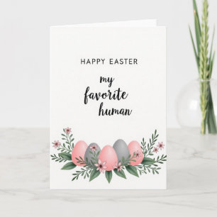 Frohe Ostern Lieblingsmensch Karte