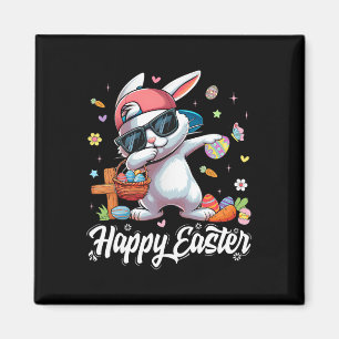 Frohe Ostern Lustiger Dabbing-Hase Ostertag Magnet