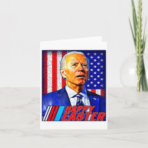 Frohe Ostern Lustiger Joe Biden 4. Juli Männer Fra Karte